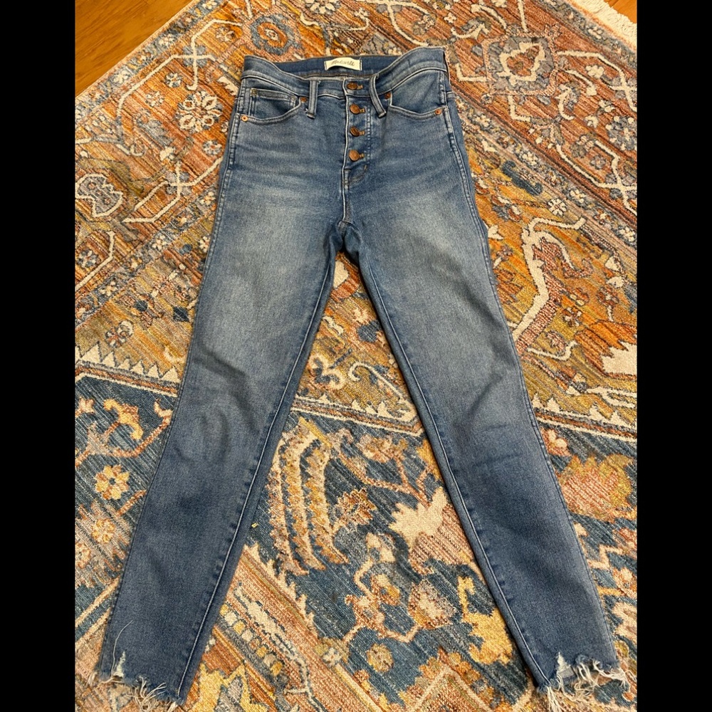 Madewell Blue Skinny Jeans